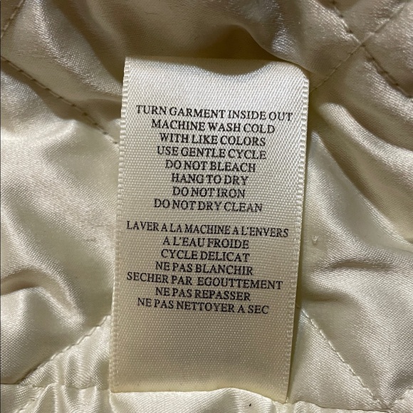 Blank NYC Cream Teddy Jacket with Black Accents - Picture 11 of 11